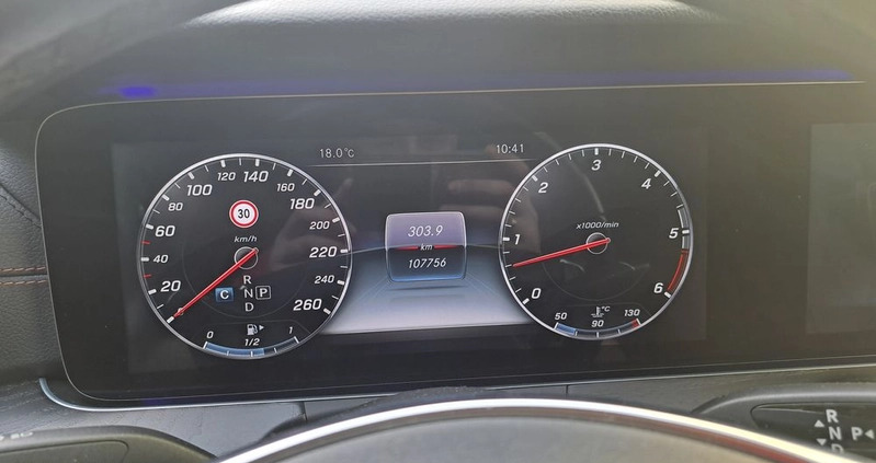 Mercedes-Benz Klasa E cena 149999 przebieg: 107000, rok produkcji 2016 z Szamotuły małe 497